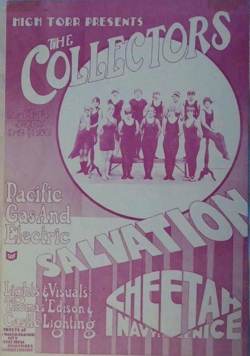 Handbill for the Cheetah gig