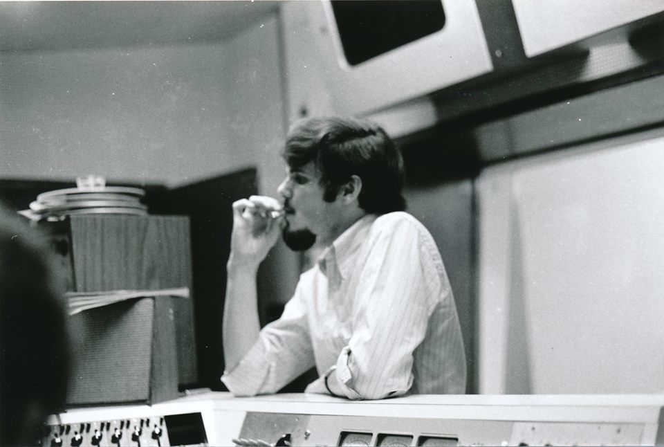 Ross Turney in the studio